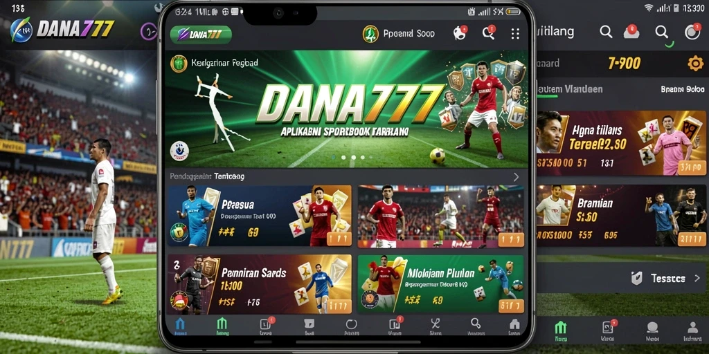 Tampilan gameplay taruhan olahraga yang menarik di DANA777.