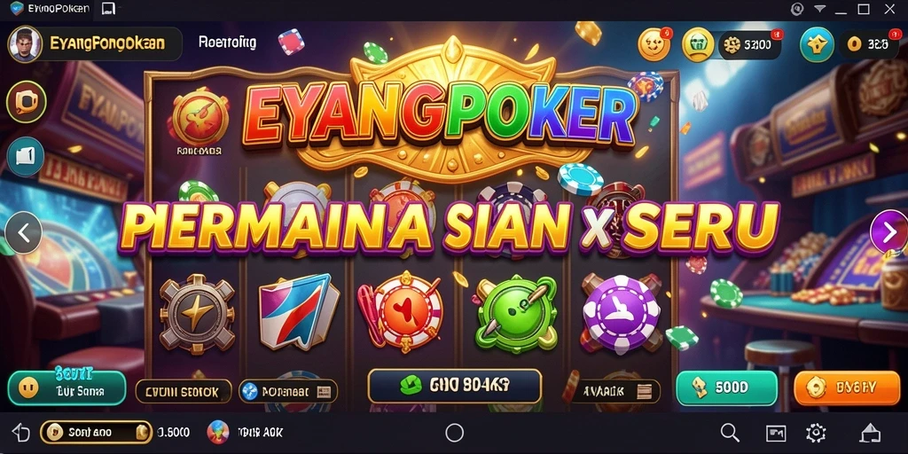 Tampilan gameplay Slot yang seru dan menarik di EYANGPOKER.