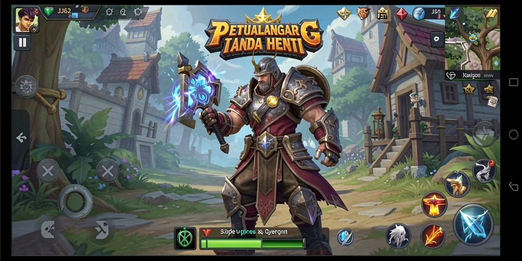 Tampilan gameplay JJ62 dengan pertarungan seru dan grafis menawan.