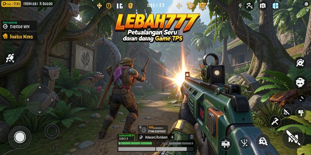 Tangkapan layar menampilkan aksi mendebarkan dalam LEBAH777.