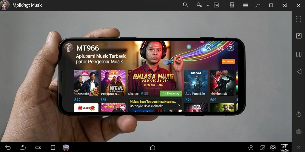 Tampilan gameplay MT966 yang penuh warna dan interaktif.
