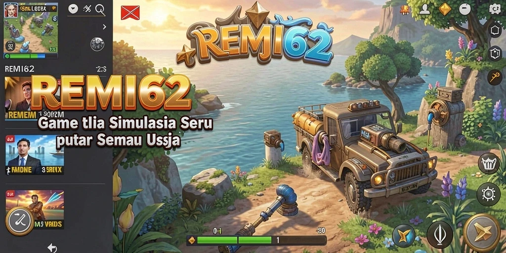 Tampilan gameplay menarik dari REMI62 dengan elemen simulasinya.