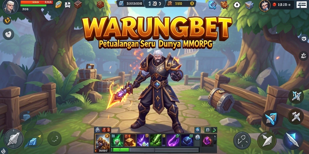 Tampilan gameplay seru di dunia MMORPG WARUNGBET.